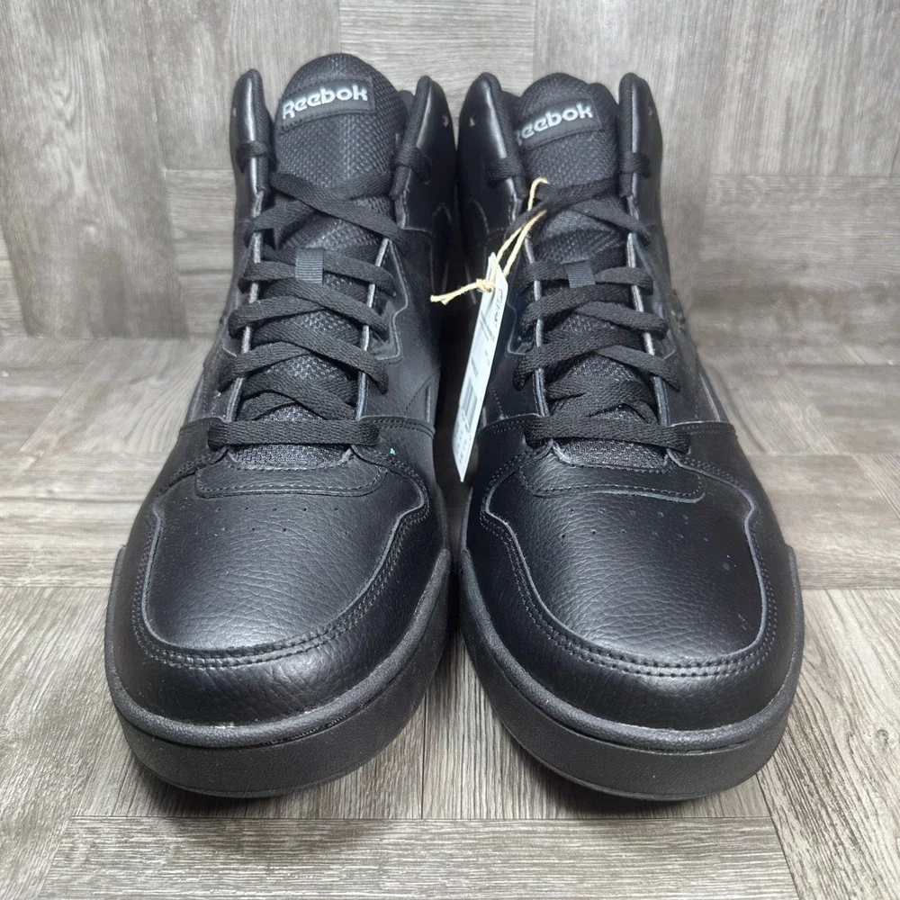 Reebok Royal BB4500H2 Basketball Mens 15 Black High Top Leather NEW